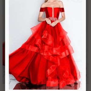 Terani Couture Ball Gown Prom Dress